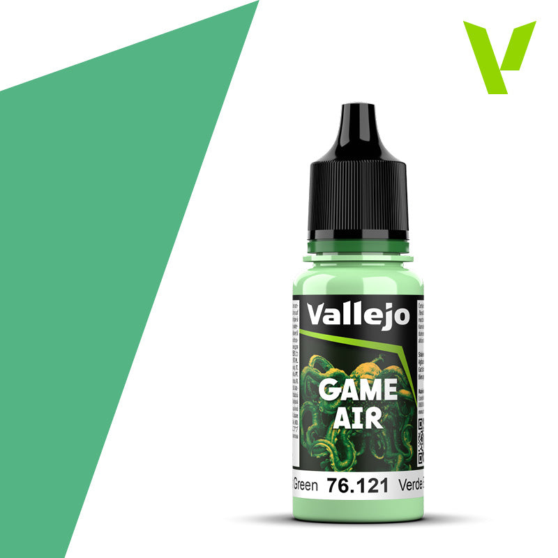 Vallejo Game Air Ghost Green 18 ml bottle