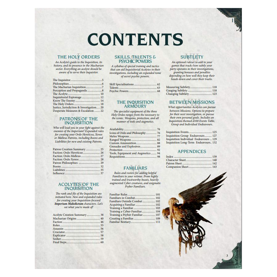 Warhammer 40,000 Roleplay: Imperium Maledictum Inquisition Player's Guide