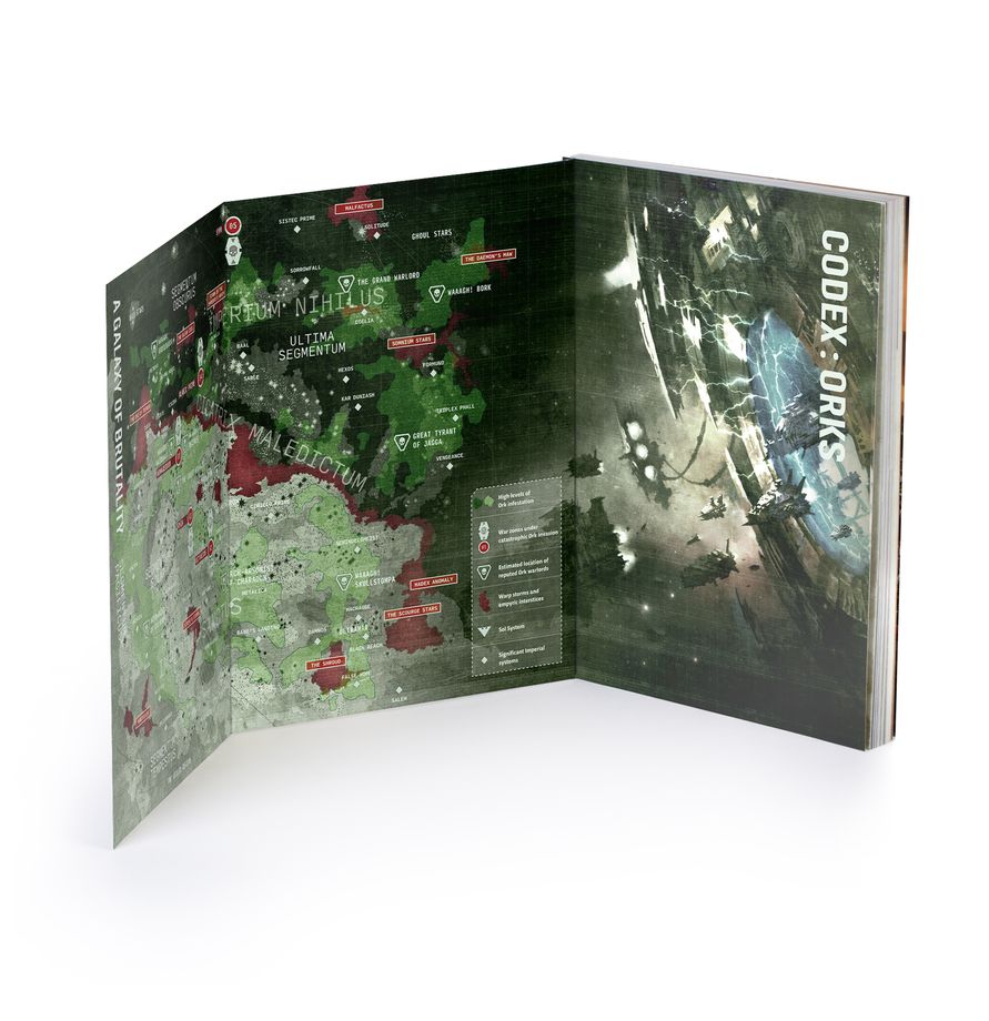 Inner cover of 11th Edition Ork Codex