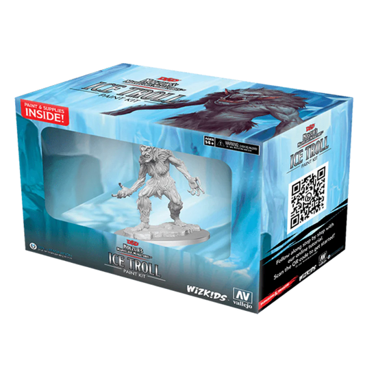 D&D Nolzurs Marvelous Unpainted Miniatures Ice Troll Paint Night Kit